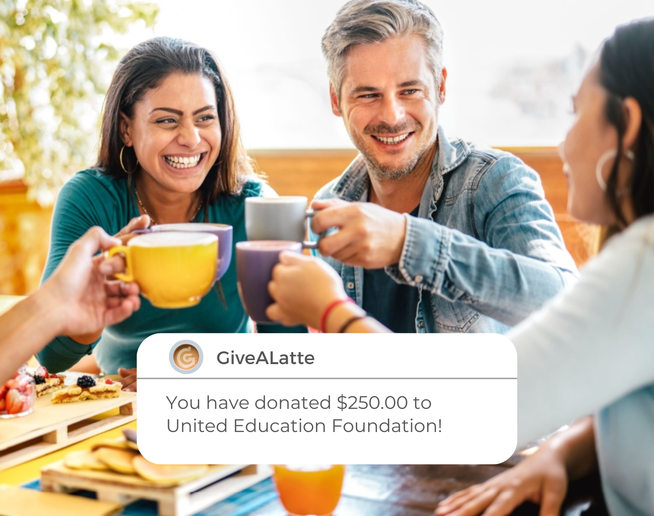 You have donated $250.00 to United Education Foundation!
